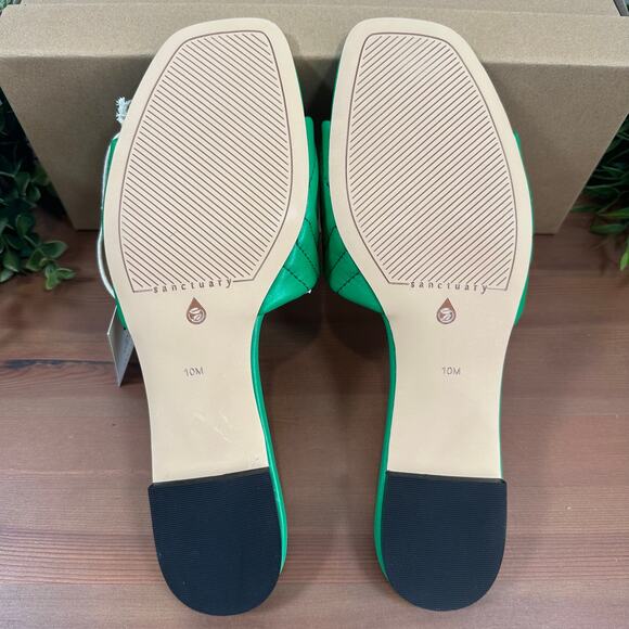 Sanctuary Women's Culture Quilted Slide Sandal In Jelly Bean Size 10 - Picture 8 of 9